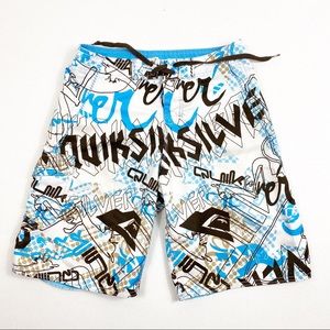 Quicksilver Board-shorts Swim Trunks Sz 28